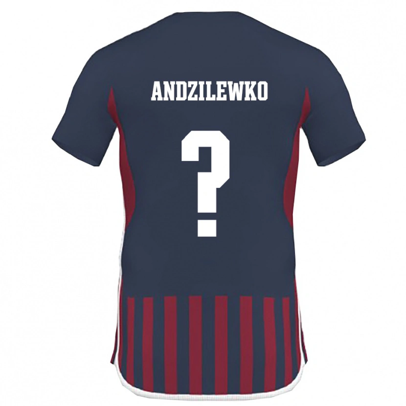 Danxen Damen Andzilewko #0 Marineblau Rot Heimtrikot Trikot 2025/26 T-Shirt Österreich