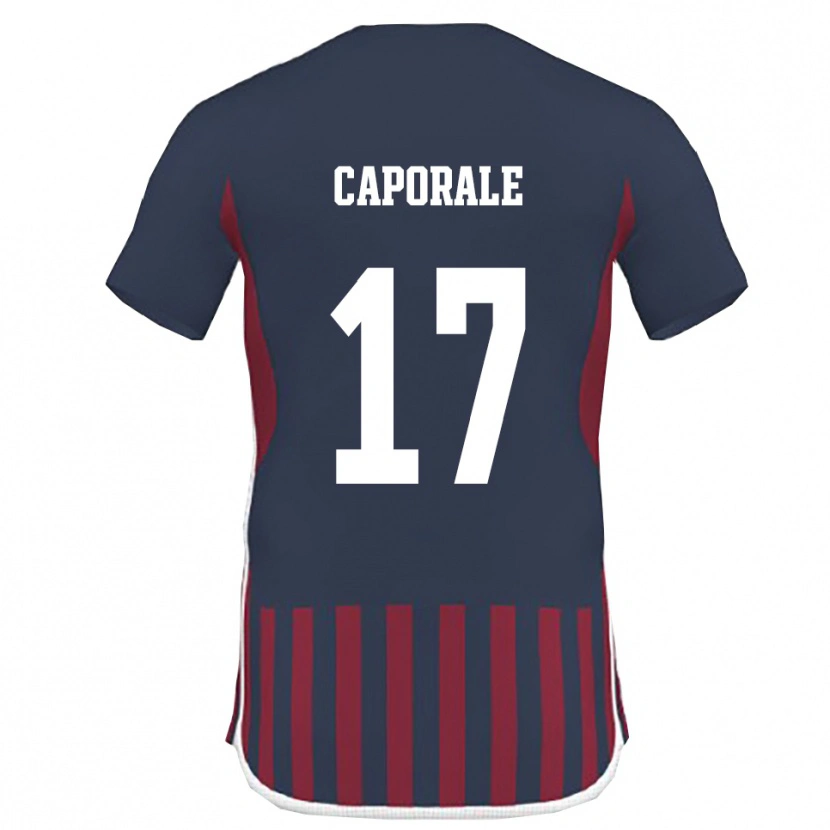 Danxen Damen Alessandro Caporale #17 Marineblau Rot Heimtrikot Trikot 2025/26 T-Shirt Österreich