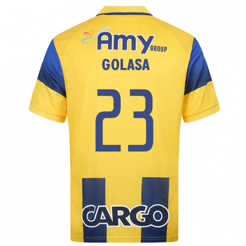 Danxen Damen Eyal Golasa #23 Gelb Marineblau Heimtrikot Trikot 2025/26 T-Shirt Österreich