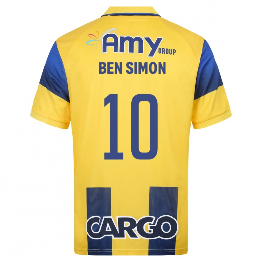 Danxen Damen Ilay Ben Simon #10 Gelb Marineblau Heimtrikot Trikot 2025/26 T-Shirt Österreich