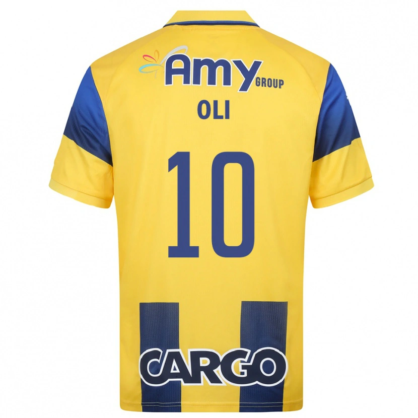 Danxen Damen Ido Oli #10 Gelb Marineblau Heimtrikot Trikot 2025/26 T-Shirt Österreich