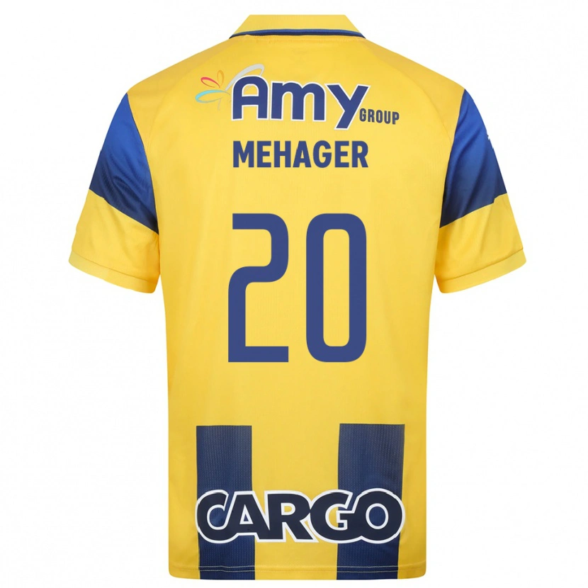 Danxen Damen Itay Mehager #20 Gelb Marineblau Heimtrikot Trikot 2025/26 T-Shirt Österreich