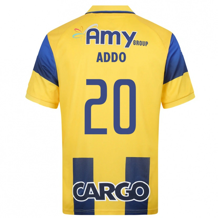 Danxen Damen Henry Addo #20 Gelb Marineblau Heimtrikot Trikot 2025/26 T-Shirt Österreich
