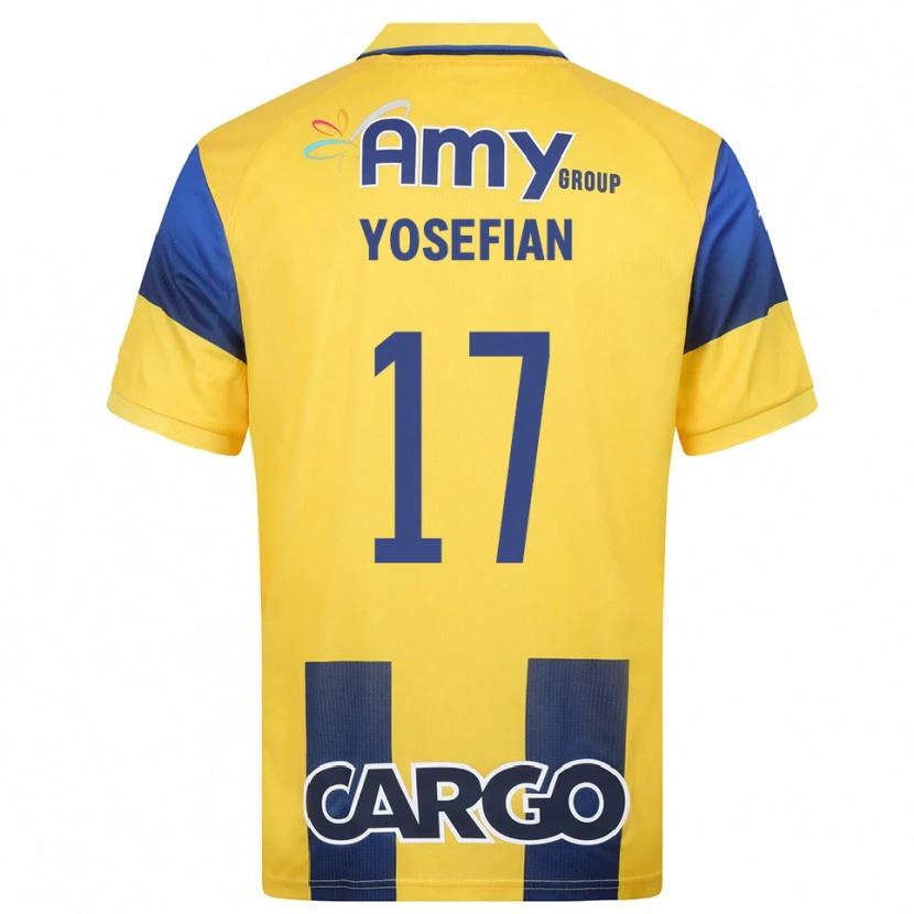 Danxen Damen Harel Yosefian #17 Gelb Marineblau Heimtrikot Trikot 2025/26 T-Shirt Österreich
