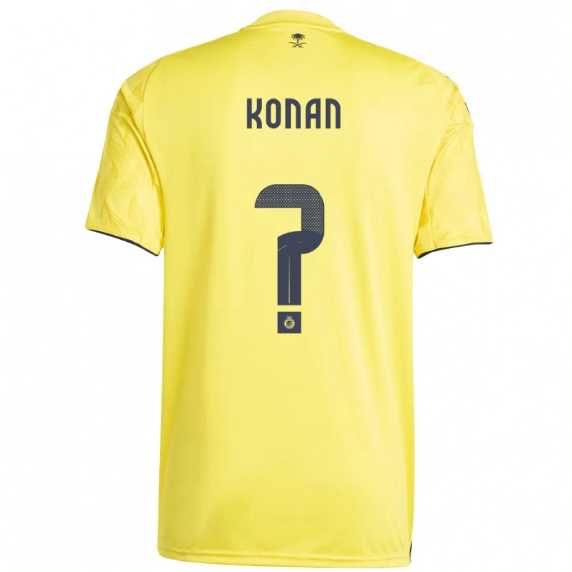 Danxen Damen Ghislain Konan #0 Gelb Schwarz Heimtrikot Trikot 2025/26 T-Shirt Österreich