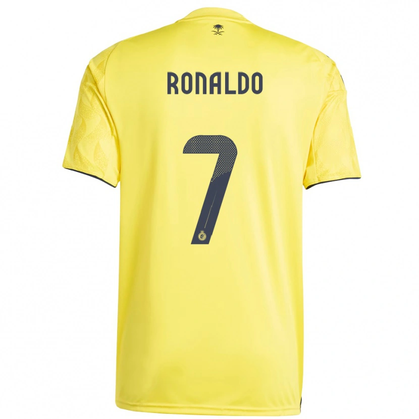 Danxen Damen Cristiano Ronaldo #7 Gelb Schwarz Heimtrikot Trikot 2025/26 T-Shirt Österreich