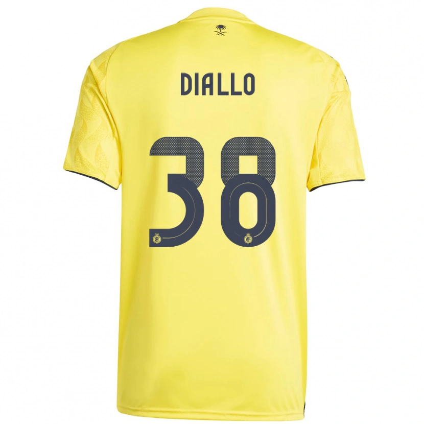 Danxen Damen Aminata Diallo #38 Gelb Schwarz Heimtrikot Trikot 2025/26 T-Shirt Österreich