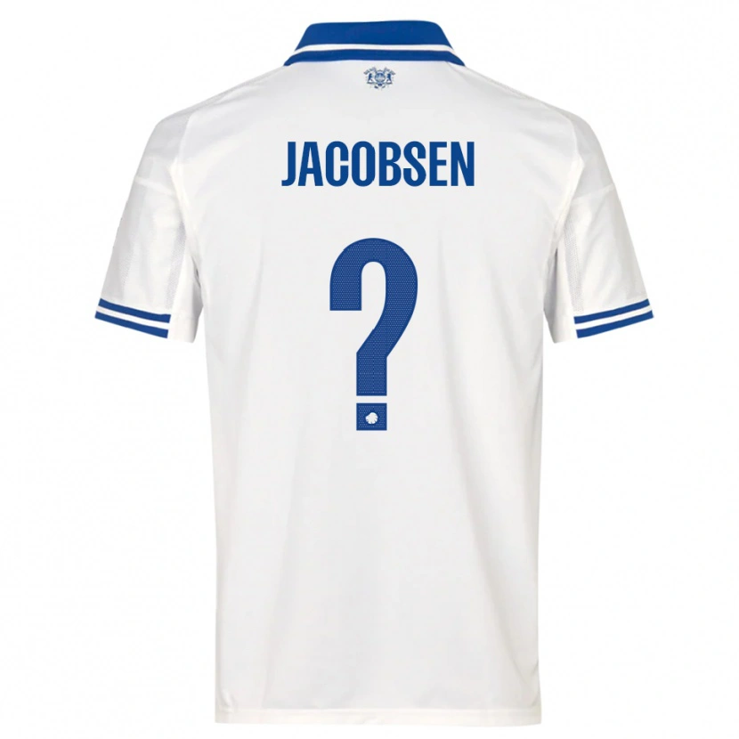 Danxen Damen Holger Jacobsen #0 Weiß Blau Heimtrikot Trikot 2025/26 T-Shirt Österreich