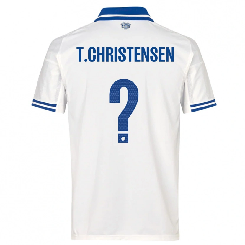 Danxen Damen Tristan Christensen #0 Weiß Blau Heimtrikot Trikot 2025/26 T-Shirt Österreich