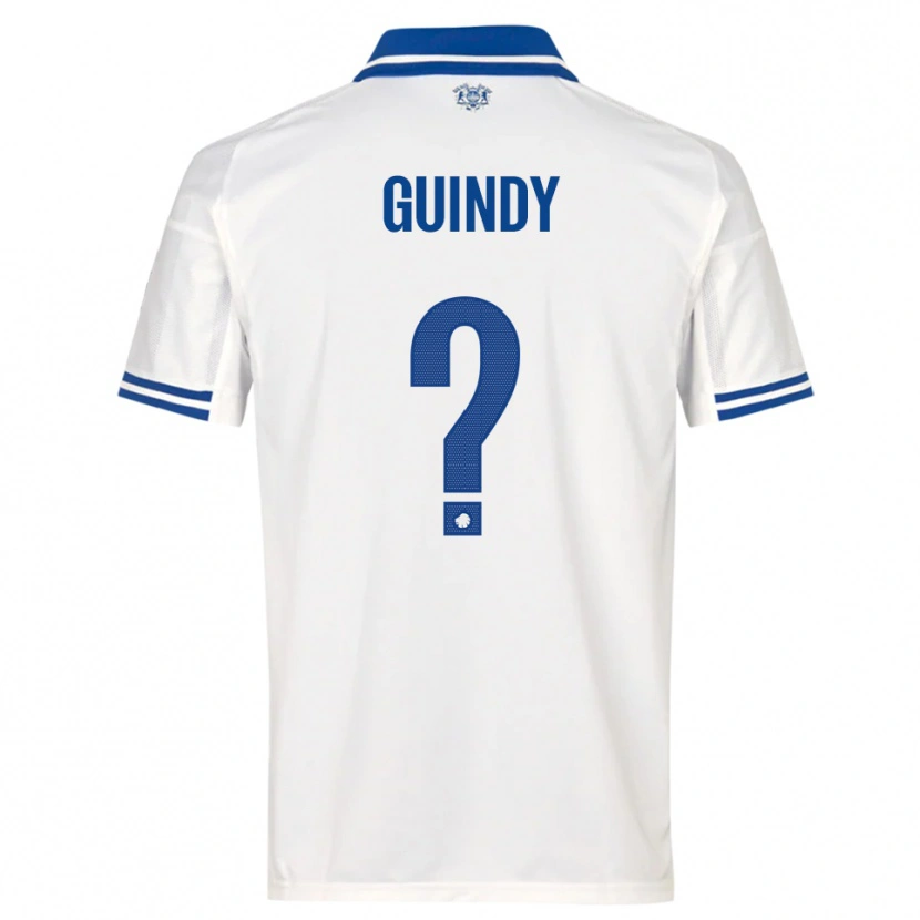 Danxen Damen Eliot Guindy #0 Weiß Blau Heimtrikot Trikot 2025/26 T-Shirt Österreich