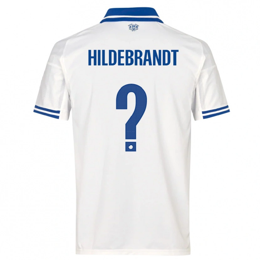 Danxen Damen Sylvester Hildebrandt #0 Weiß Blau Heimtrikot Trikot 2025/26 T-Shirt Österreich