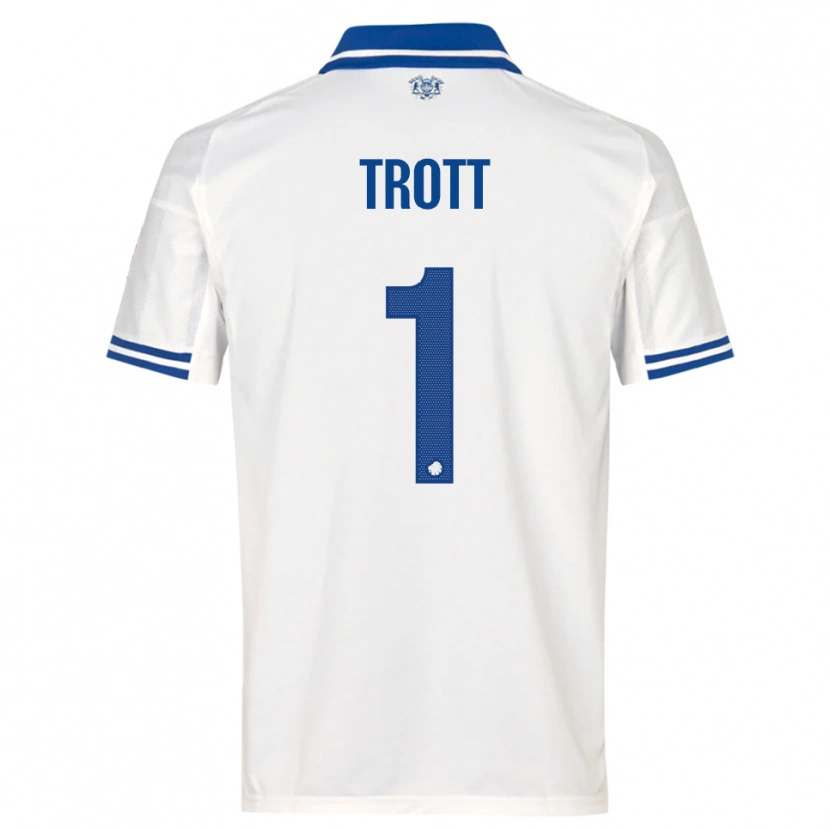 Danxen Damen Nathan Trott #1 Weiß Blau Heimtrikot Trikot 2025/26 T-Shirt Österreich