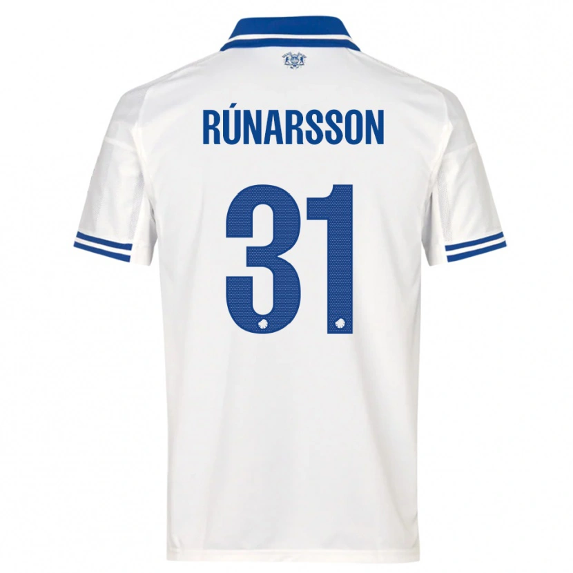 Danxen Damen Rúnar Alex Rúnarsson #31 Weiß Blau Heimtrikot Trikot 2025/26 T-Shirt Österreich