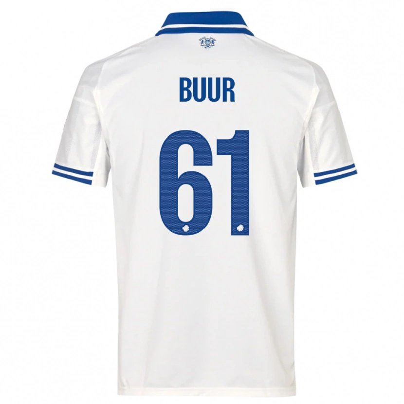 Danxen Damen Oscar Buur #61 Weiß Blau Heimtrikot Trikot 2025/26 T-Shirt Österreich