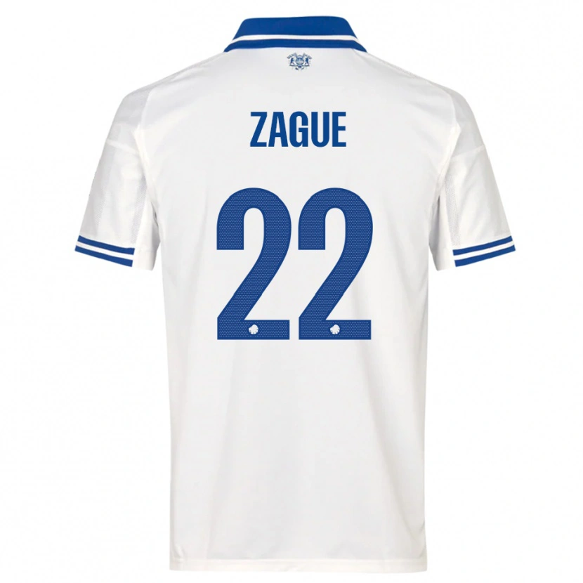 Danxen Damen Yoram Zague #22 Weiß Blau Heimtrikot Trikot 2025/26 T-Shirt Österreich