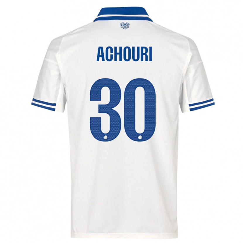 Danxen Damen Elias Achouri #30 Weiß Blau Heimtrikot Trikot 2025/26 T-Shirt Österreich