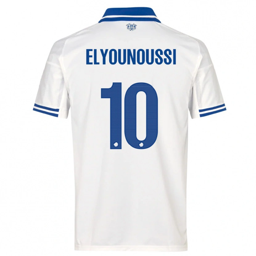 Danxen Damen Mohamed Elyounoussi #10 Weiß Blau Heimtrikot Trikot 2025/26 T-Shirt Österreich
