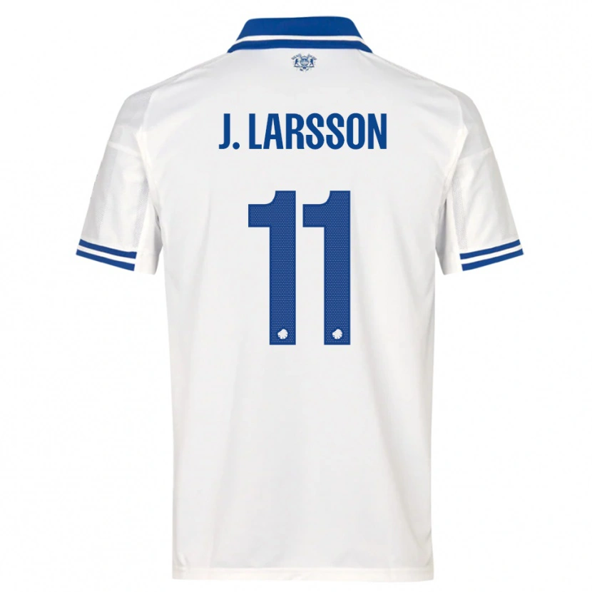 Danxen Damen Jordan Larsson #11 Weiß Blau Heimtrikot Trikot 2025/26 T-Shirt Österreich