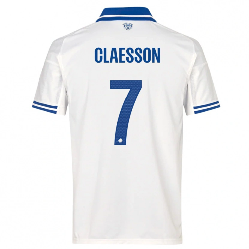 Danxen Damen Viktor Claesson #7 Weiß Blau Heimtrikot Trikot 2025/26 T-Shirt Österreich