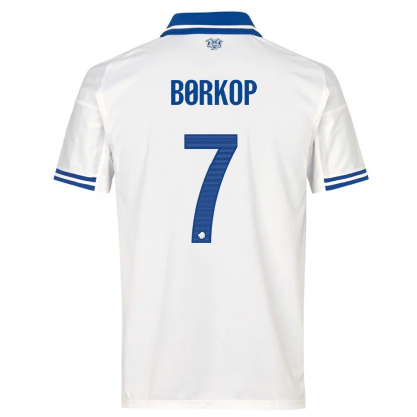 Danxen Damen Julie Børkop #7 Weiß Blau Heimtrikot Trikot 2025/26 T-Shirt Österreich