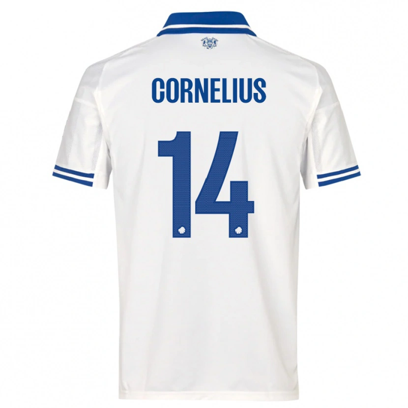 Danxen Damen Andreas Cornelius #14 Weiß Blau Heimtrikot Trikot 2025/26 T-Shirt Österreich