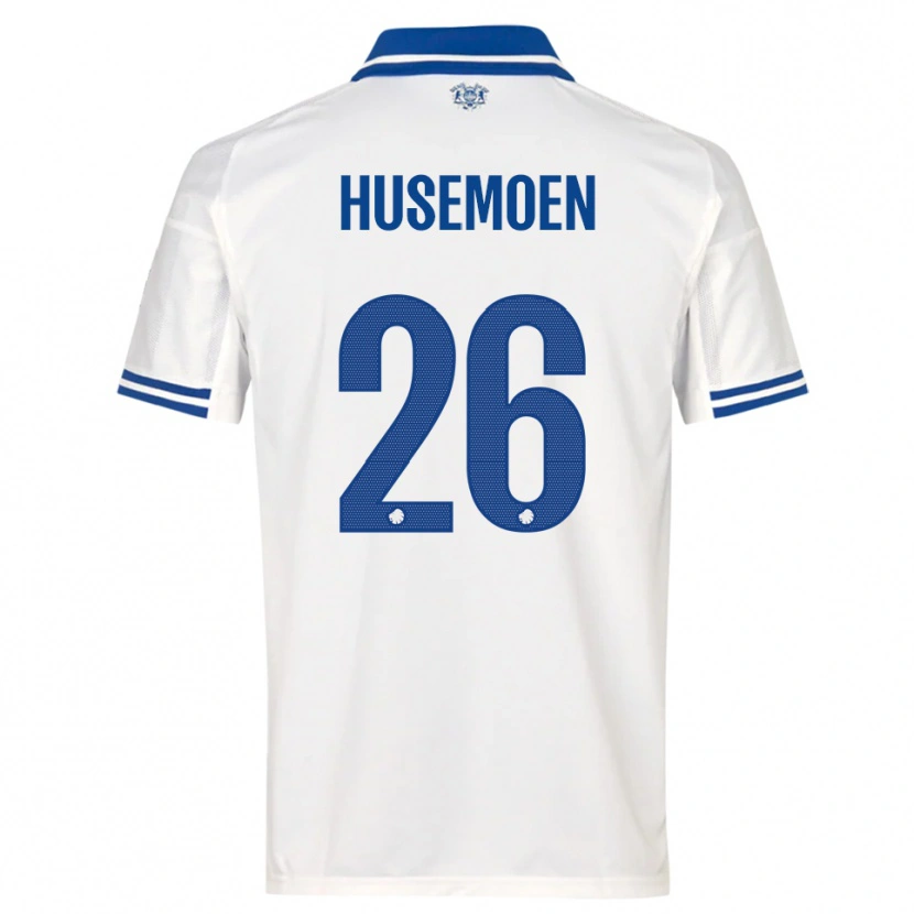 Danxen Damen Astrid Husemoen #26 Weiß Blau Heimtrikot Trikot 2025/26 T-Shirt Österreich