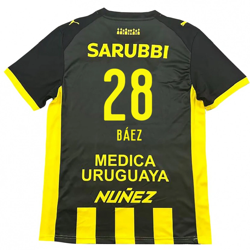 Danxen Damen Jaime Báez #28 Gelb Schwarz Heimtrikot Trikot 2025/26 T-Shirt Österreich