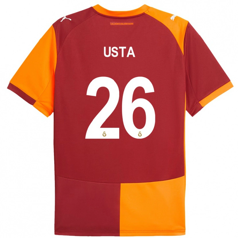 Danxen Damen Alanur Usta #26 Rot Orange Heimtrikot Trikot 2025/26 T-Shirt Österreich