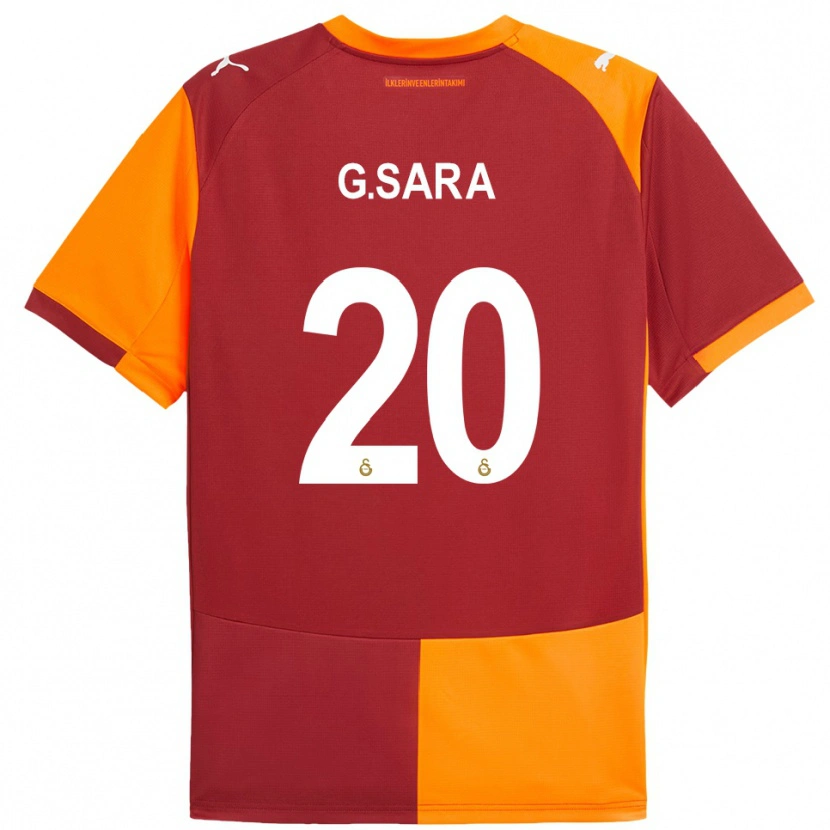 Danxen Damen Gabriel Sara #20 Rot Orange Heimtrikot Trikot 2025/26 T-Shirt Österreich