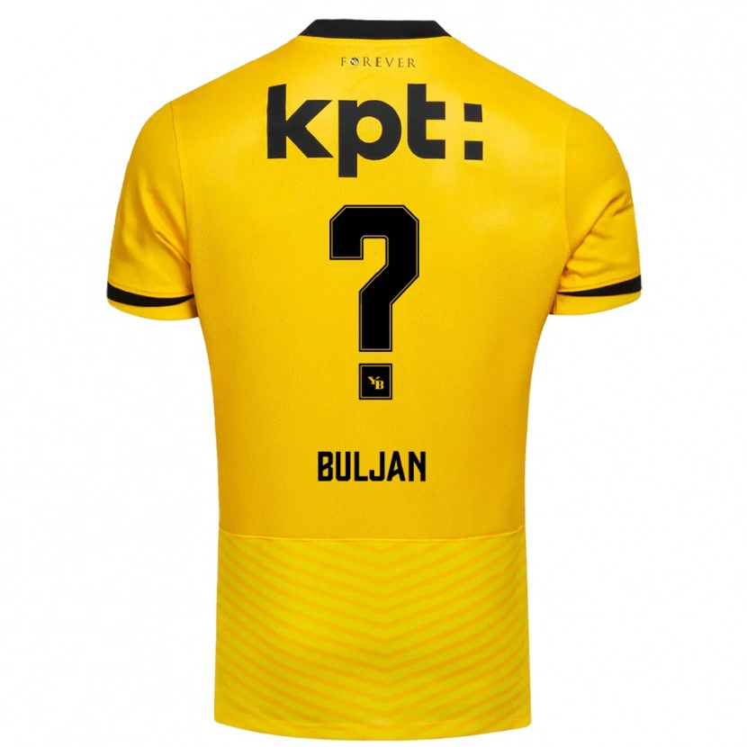 Danxen Damen Leo Buljan #0 Gelb Schwarz Heimtrikot Trikot 2025/26 T-Shirt Österreich