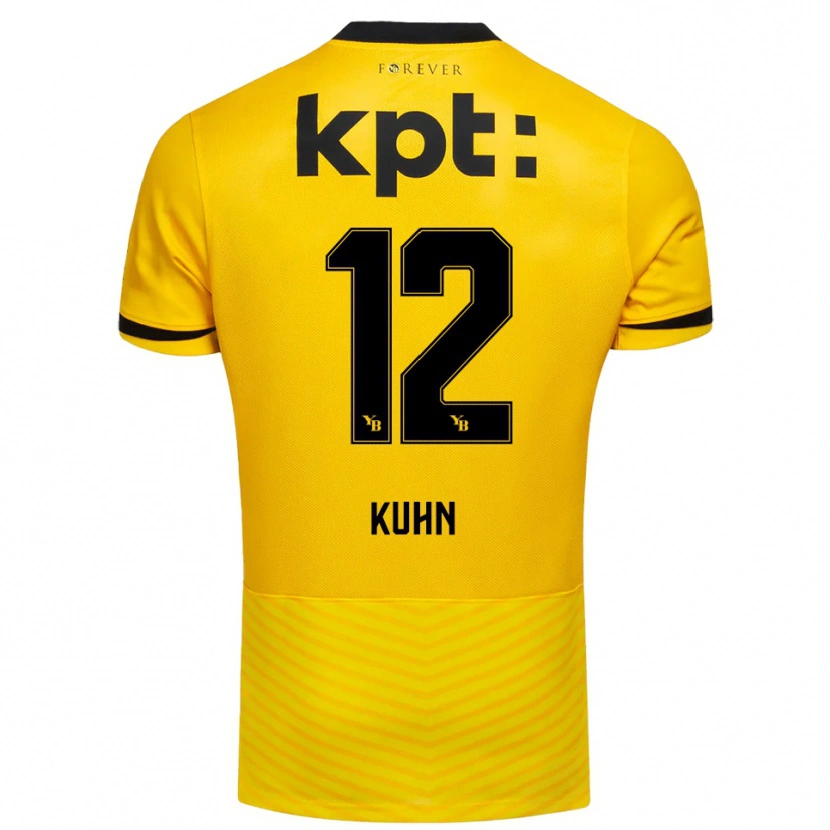 Danxen Damen Athena Kühn #12 Gelb Schwarz Heimtrikot Trikot 2025/26 T-Shirt Österreich