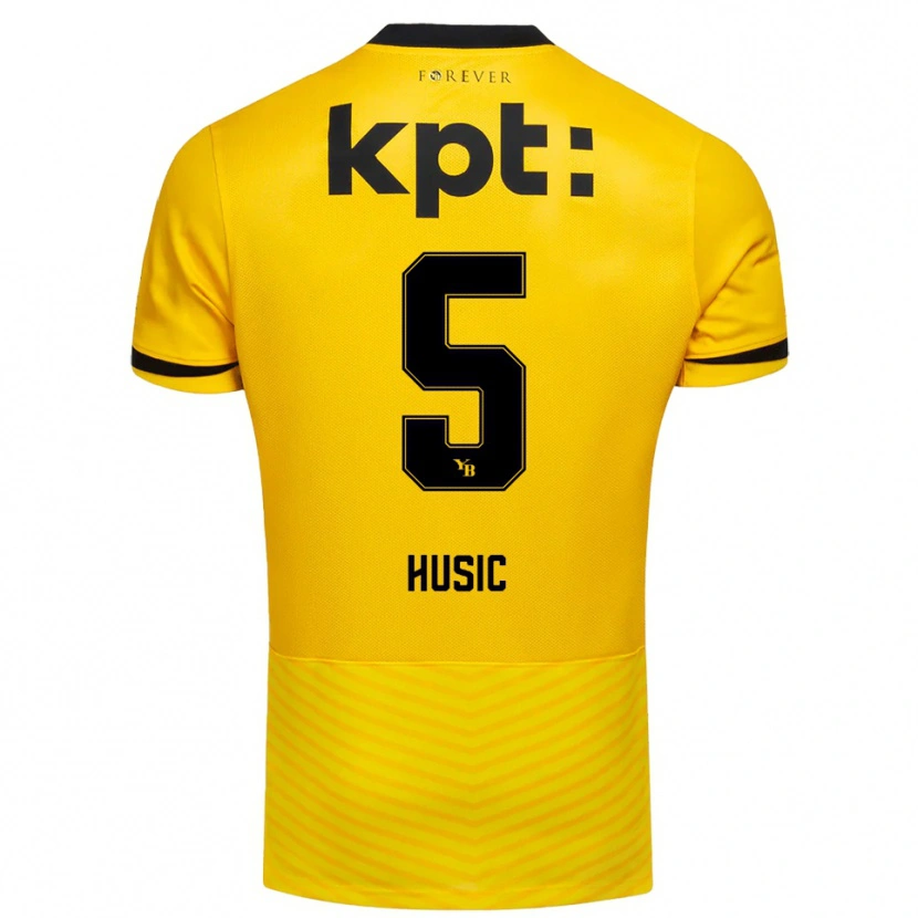 Danxen Damen Anel Husic #5 Gelb Schwarz Heimtrikot Trikot 2025/26 T-Shirt Österreich