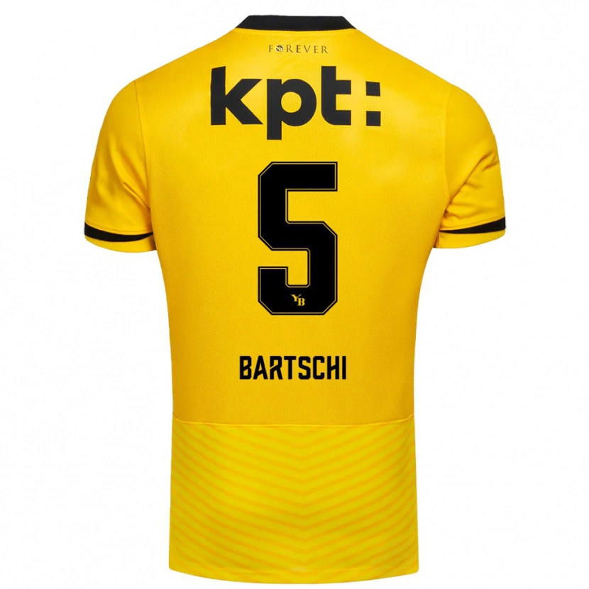 Danxen Damen Lorena Bärtschi #5 Gelb Schwarz Heimtrikot Trikot 2025/26 T-Shirt Österreich
