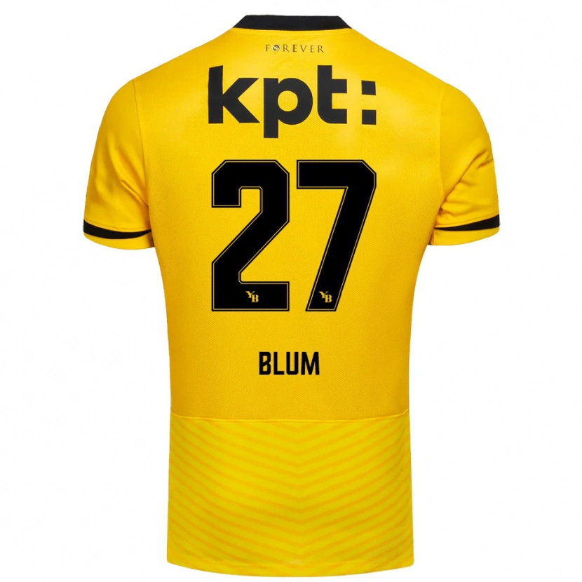 Danxen Damen Lewin Blum #27 Gelb Schwarz Heimtrikot Trikot 2025/26 T-Shirt Österreich