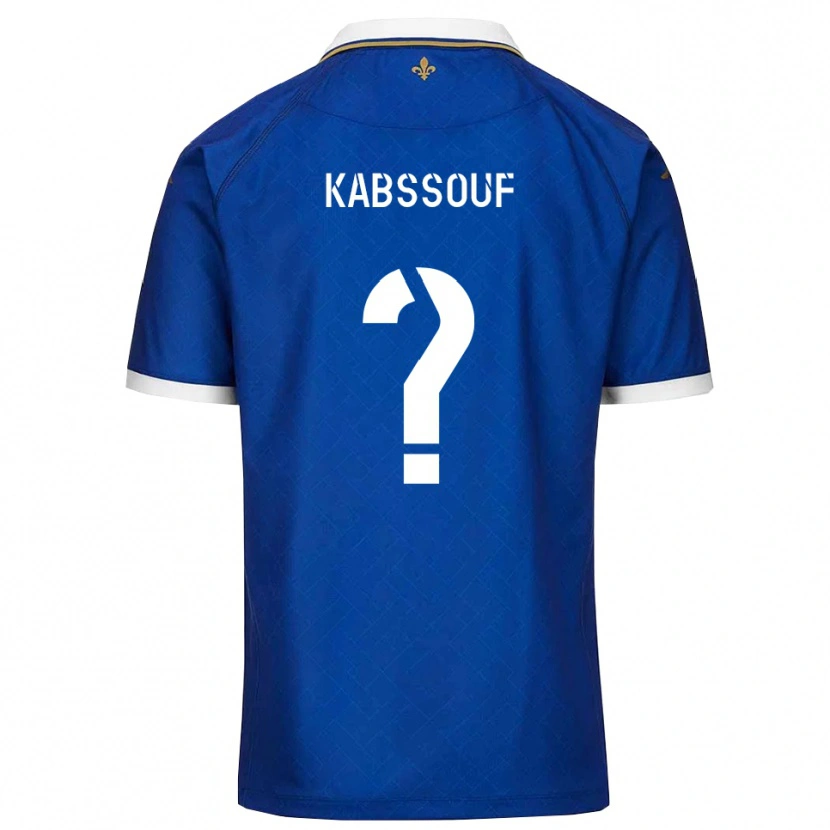 Danxen Damen Salim Kabssouf #0 Blau Gold Heimtrikot Trikot 2025/26 T-Shirt Österreich