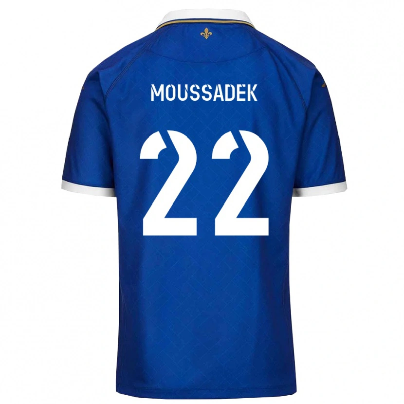 Danxen Damen Djamal Moussadek #22 Blau Gold Heimtrikot Trikot 2025/26 T-Shirt Österreich