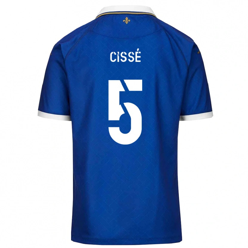 Danxen Damen Bilal Cissé #5 Blau Gold Heimtrikot Trikot 2025/26 T-Shirt Österreich