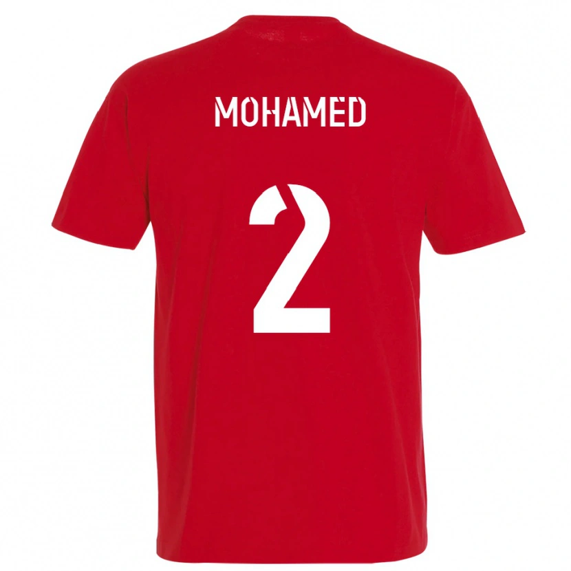 Danxen Damen Yanis Mohamed #2 Rot Gelb Heimtrikot Trikot 2025/26 T-Shirt Österreich