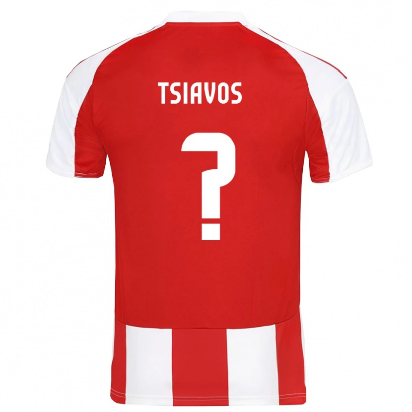 Danxen Damen Stavros Tsiavos #0 Rot Weiß Heimtrikot Trikot 2025/26 T-Shirt Österreich