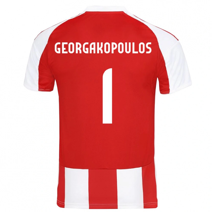 Danxen Damen Iason Georgakopoulos #1 Rot Weiß Heimtrikot Trikot 2025/26 T-Shirt Österreich