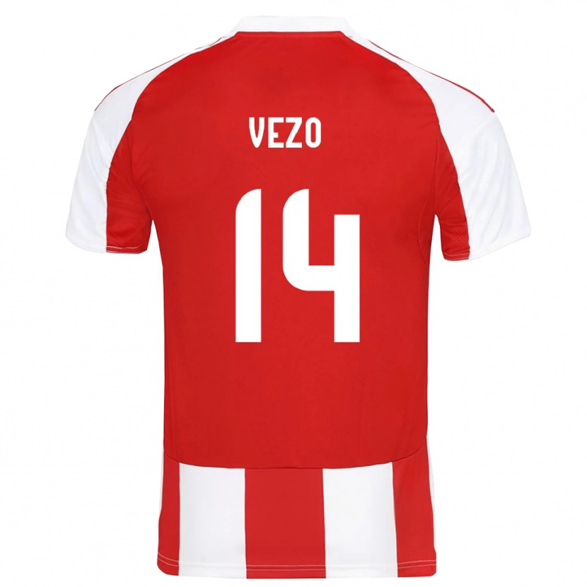 Danxen Damen Rúben Vezo #14 Rot Weiß Heimtrikot Trikot 2025/26 T-Shirt Österreich