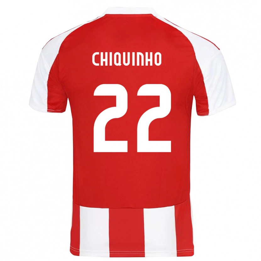 Danxen Damen Chiquinho #22 Rot Weiß Heimtrikot Trikot 2025/26 T-Shirt Österreich