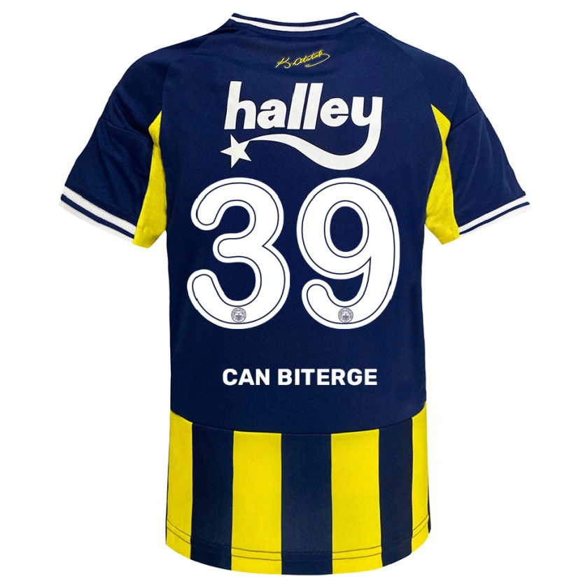 Danxen Damen Engin Can Biterge #39 Gelb Marineblau Weiß Heimtrikot Trikot 2025/26 T-Shirt Österreich