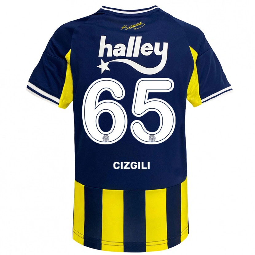 Danxen Damen Muharrem Cizgili #65 Gelb Marineblau Weiß Heimtrikot Trikot 2025/26 T-Shirt Österreich