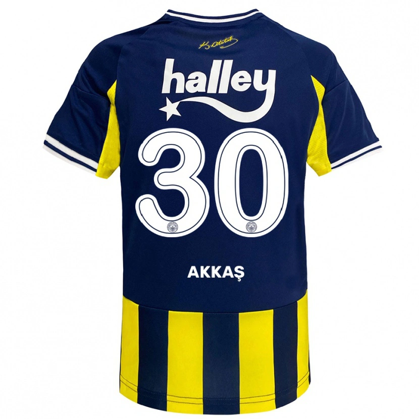 Danxen Damen Arda Akkaş #30 Gelb Marineblau Weiß Heimtrikot Trikot 2025/26 T-Shirt Österreich