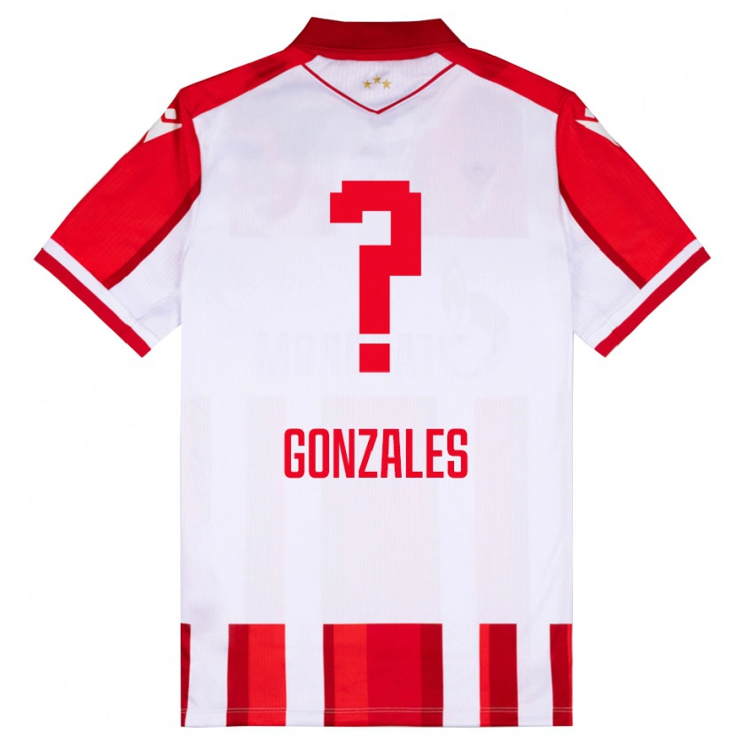 Danxen Damen Jesus Gonzales #0 Rot Weiß Heimtrikot Trikot 2025/26 T-Shirt Österreich