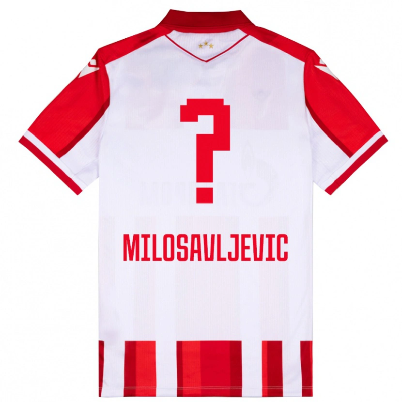 Danxen Damen Mihajlo Milosavljevic #0 Rot Weiß Heimtrikot Trikot 2025/26 T-Shirt Österreich