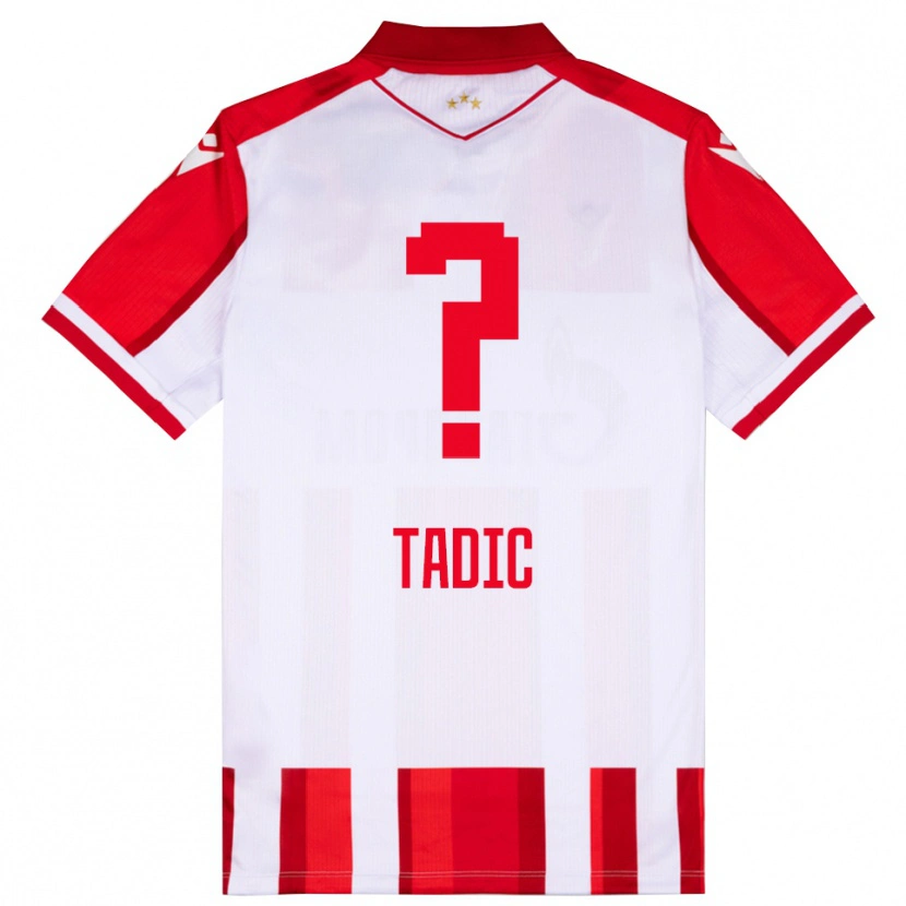 Danxen Damen Luka Tadic #0 Rot Weiß Heimtrikot Trikot 2025/26 T-Shirt Österreich