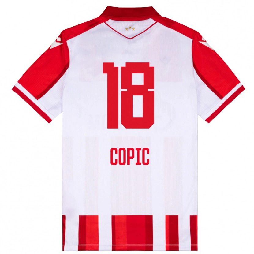 Danxen Damen Milan Copic #18 Rot Weiß Heimtrikot Trikot 2025/26 T-Shirt Österreich