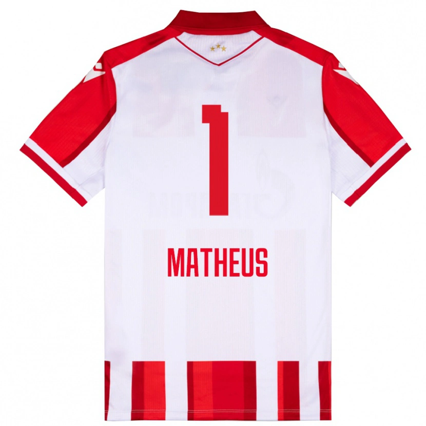 Danxen Damen Matheus #1 Rot Weiß Heimtrikot Trikot 2025/26 T-Shirt Österreich